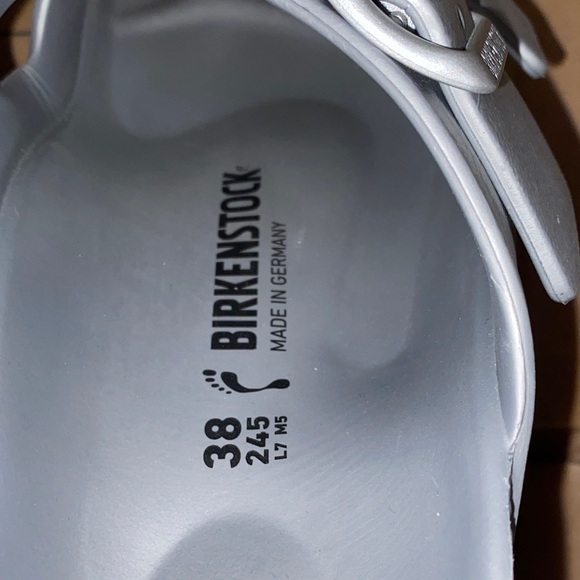Birkenstock Silver Arizona Eva Sandals - Picture 2 of 4